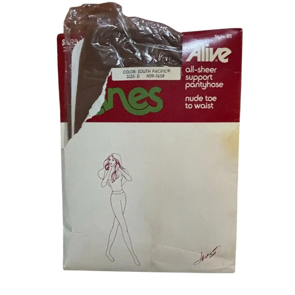 Lot of 5 Hanes Vintage Pantyhose